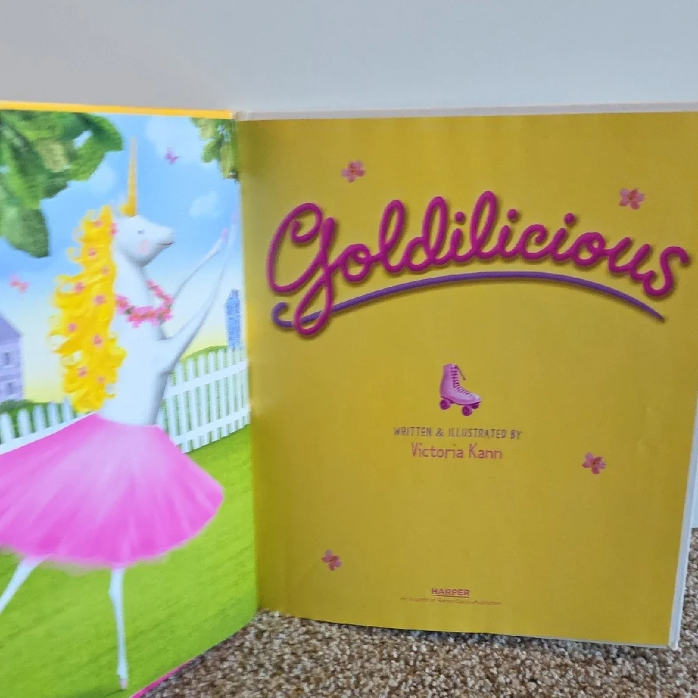 Goldilicious and Emeraldalicious By Victoria Kann Hardcover Books